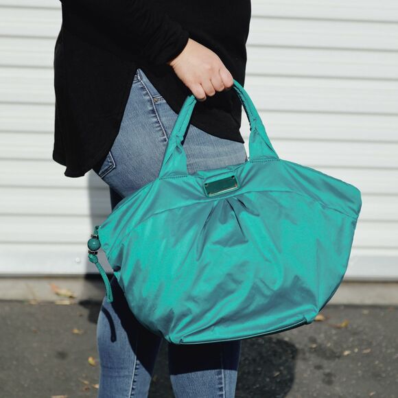 NWT Marc Jacobs Nylon Q Mabel Bag Tote Wave - Picture 3 of 11